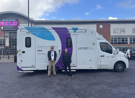 John Settle, Withyou In Wigan And Leigh Harm Reduction Lead, And Anna Burke, Locala Outreach Engagement Worker