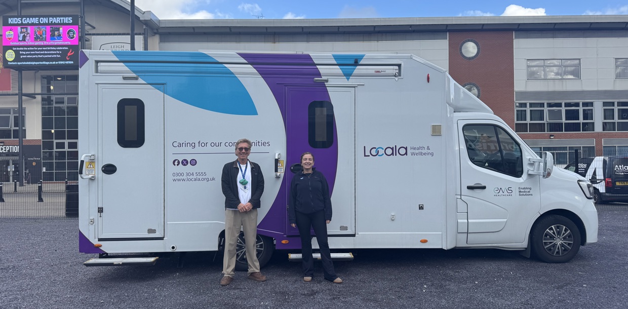 John Settle, Withyou In Wigan And Leigh Harm Reduction Lead, And Anna Burke, Locala Outreach Engagement Worker